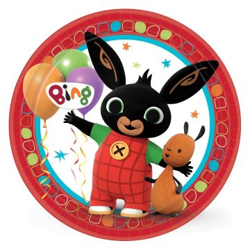 Party Plates Bing 8pcs Party Plates Bing 8pcs