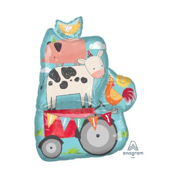 Foil Balloon Farm Animals 63cm