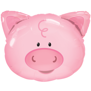 Foil Balloon Pig 76x71cm.