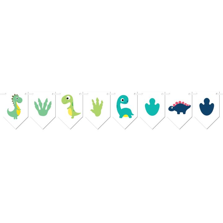 Dinosaurs happy banner 300cm.