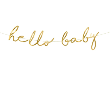 Banner ''Hello Baby''  70 x 18cm.
