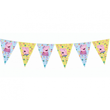 Plastic Banner Peppa Pig 230cm.