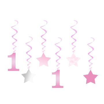 Hanging Decoration Stars First Birthday