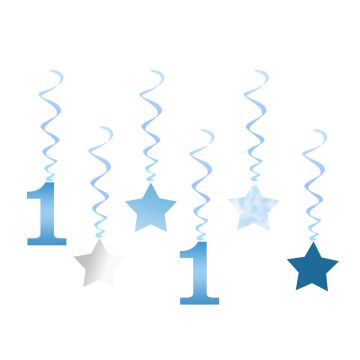 Hanging Decoration Stars First Birthday
