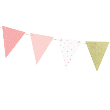 Flags Banner ''First Birthday Girl''