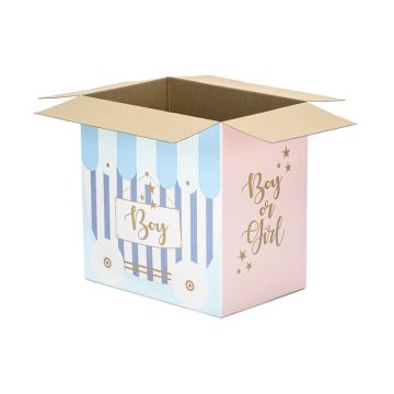 Surprise Box ''Boy or Girl'' For Gender Reveal. 60x40x60