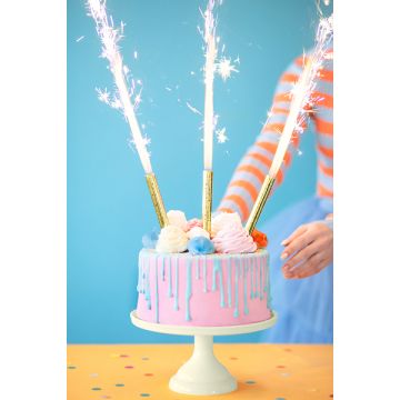 Gold cake fountain 4pcs, 12cm.