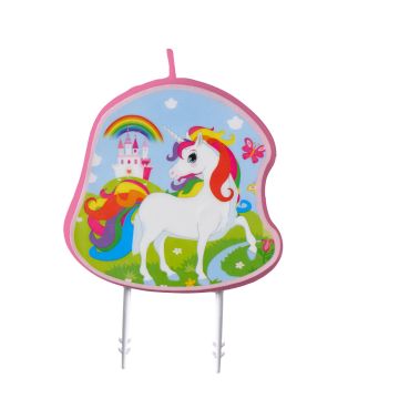 Birthday Candle Unicorn 1pc.