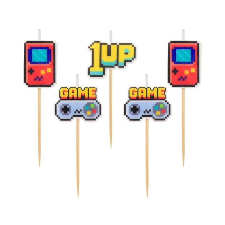 Candles Game on Minecraft 5pcs.