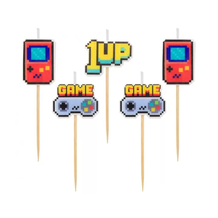 Candles Game on Minecraft 5pcs.