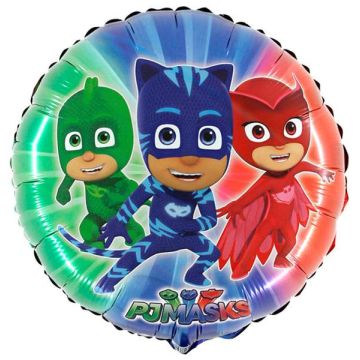 Foil balloon PJ Masks Round 58cm