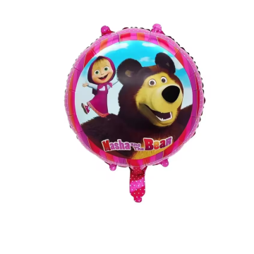 Foil Balloon Masha and the Bear 45cm Foil Balloon Masha and the Bear 45cm