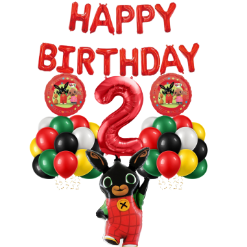 Bing Rabbit Set Balloons No 2 (37pcs)