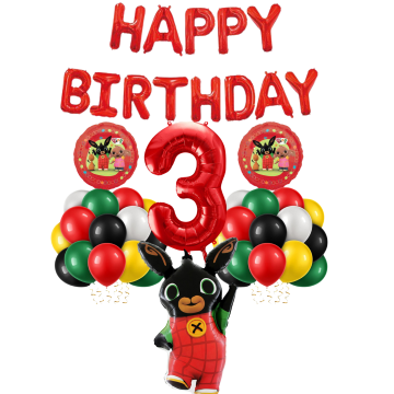 Bing Rabbit Set Balloons No 3 (37pcs)