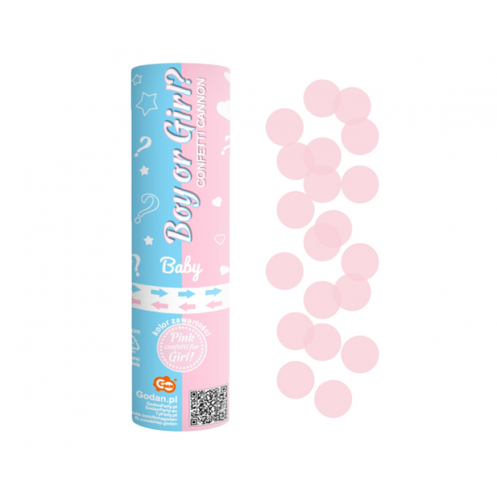 Confetti Tube ''Boy or Girl'' For Girl
