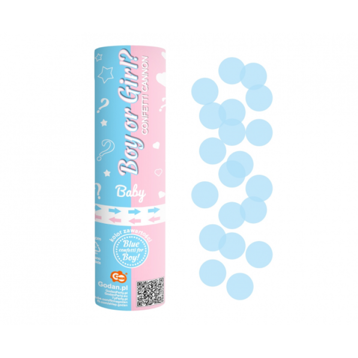 Confetti Tube ''Boy or Girl'' For Boy