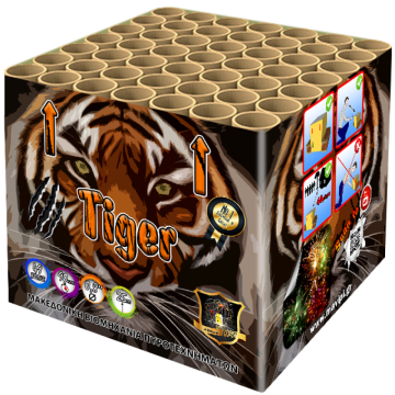 Fireworks Cake 49 Shots Tiger