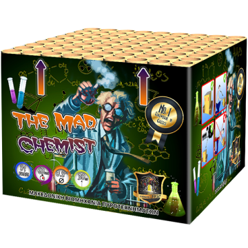 Aerial Fireworks cake 81 shots The mad chemist