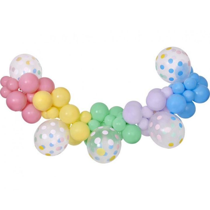 Balloon Garlan DIY, 2 Meters, Macaron