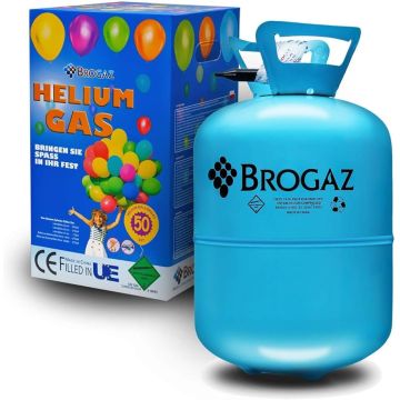 Helium cylinder disposable for 50 balloons
