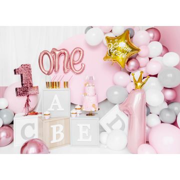 Foil Balloon ''ONE''  66x37cm