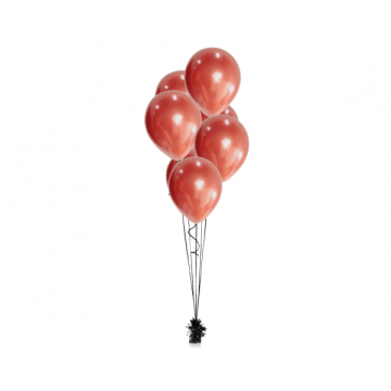 Latex balloons red platimum, 10pcs, 30cm