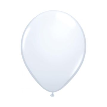 Latex balloons white 10pcs, 30cm.