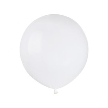 Latex Balloons White 5pcs, 46cm