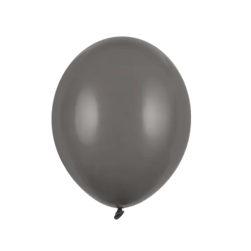 Grey Latex Balloons 10pcs, 30cm.