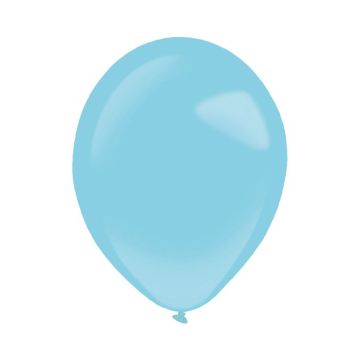 Light Petrol Latex Balloons 10pcs, 30cm.
