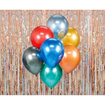 Balloon bouquet, assorted colours, 7 pcs, 30cm