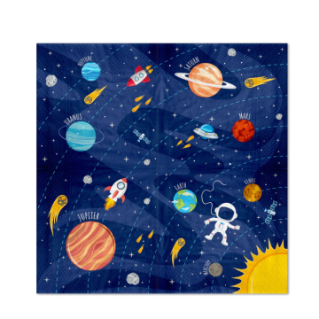 Napkins Space 10pcs. 33x33cm.