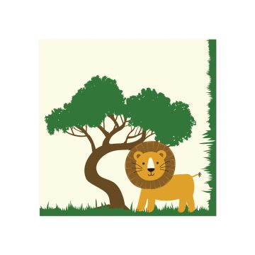 Napkins Safari 20pcs. 33x33cm. Napkins Safari 20pcs. 33x33cm.