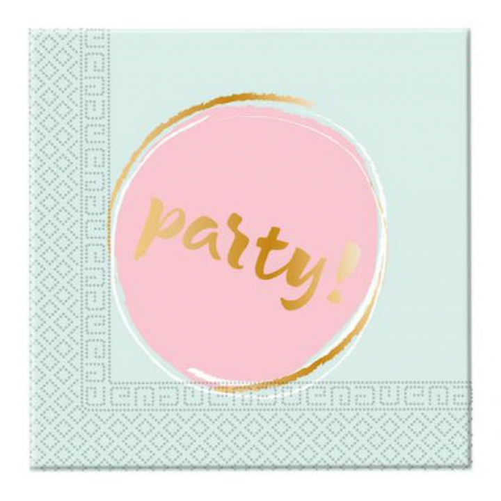 Napkins Party 20pcs 33x33cm.