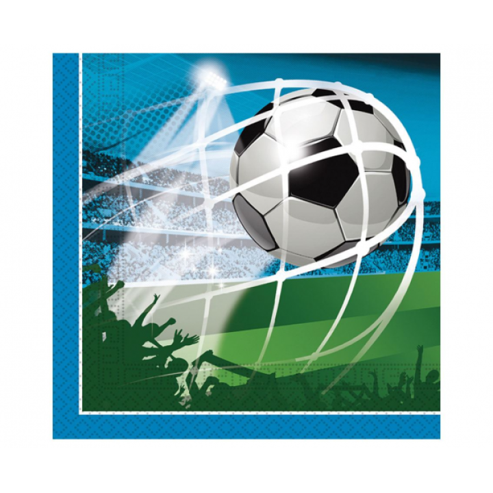 Napkins Football 20pcs. 33x33cm.