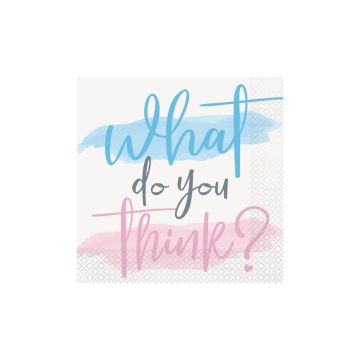 Napkins ''What do you think?'' 16pcs