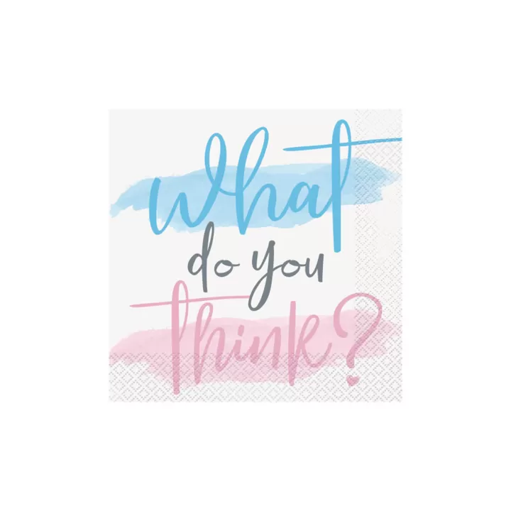 Napkins ''What do you think?'' 16pcs