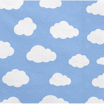 Cloud Napkins 20pcs, 33x33cm.