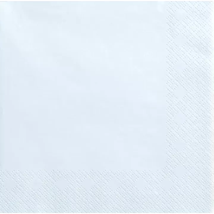 Χαρτοπετσετες Γαλαζιες 20τμχ, 33x33εκ. 