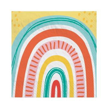 Napkins Rainbow 33x33cm.