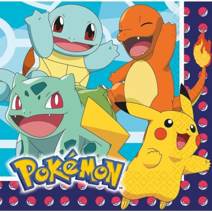 Napkins Pokemon 16pcs