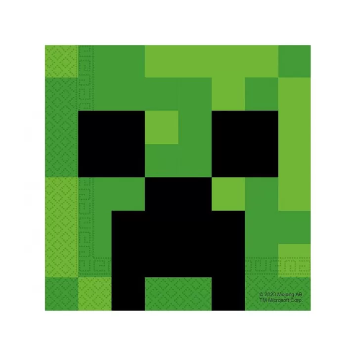 Χαρτοπετσετες Minecraft 20τμχ