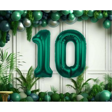 Balloon Number 1 Green 85cm
