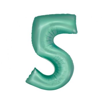 Αριθμός ''5'' Μπαλόνι Πράσινο Μέντας  76εκ