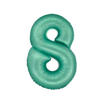 Αριθμός ''8'' Μπαλόνι Πράσινο Μέντας  76εκ