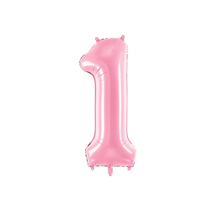Foil number ''1''  Pink 86cm