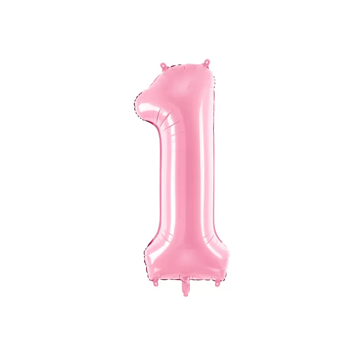 Foil number ''1''  Pink 86cm