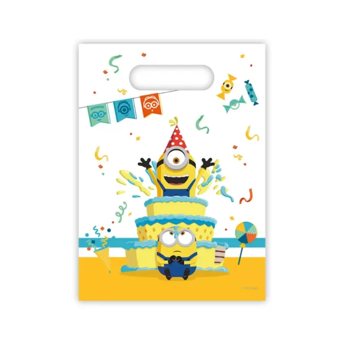 Σακουλακια για δωρακια Minions (6 τεμ)