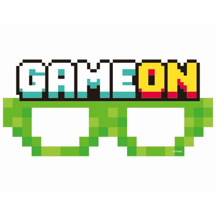 Paper Glasses Game on Minecraft Masks 6pcs.
