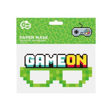 Paper Glasses Game on Minecraft Masks 6pcs.